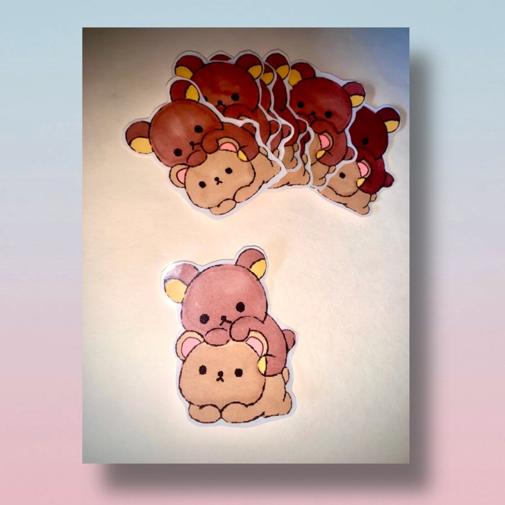 🧸💖 Handmade Stickers 🧸🌸
